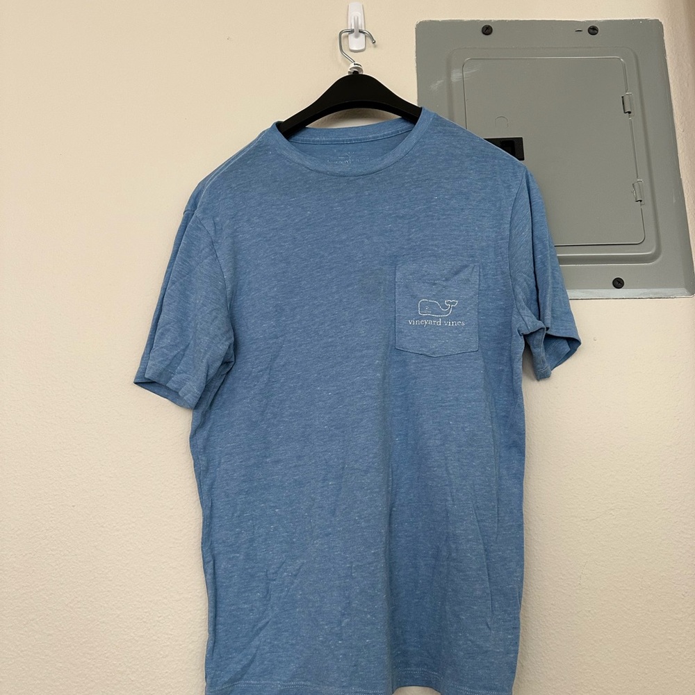 Vineyard Vines Men's Baby Blue Short Sleeve Tee